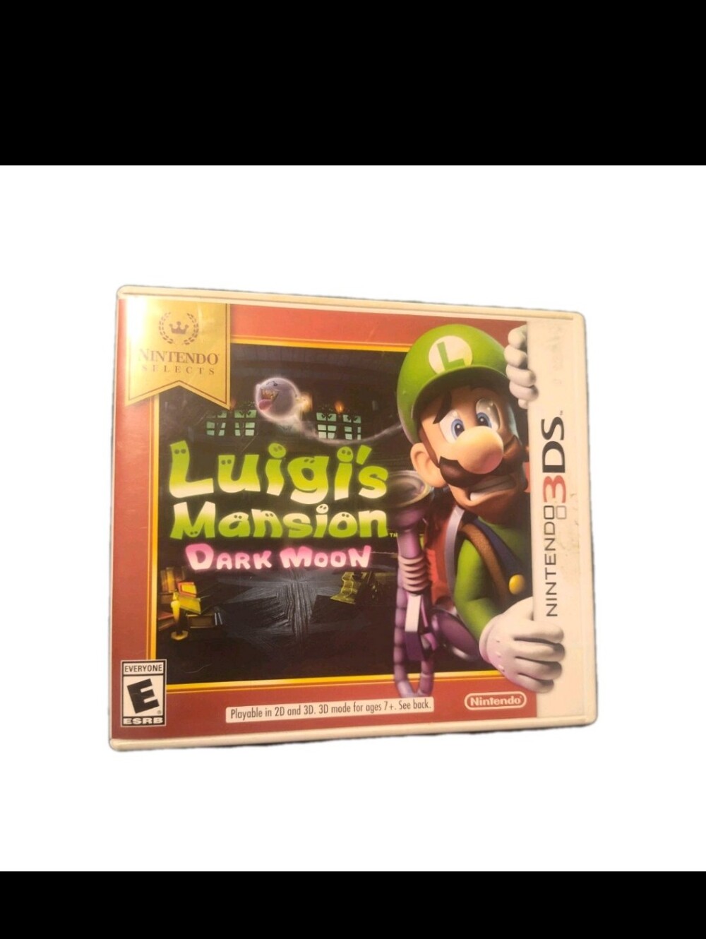 Nintendo Luigi's Mansion: Dark Moon — Green Cover Art for Nintendo 3DS